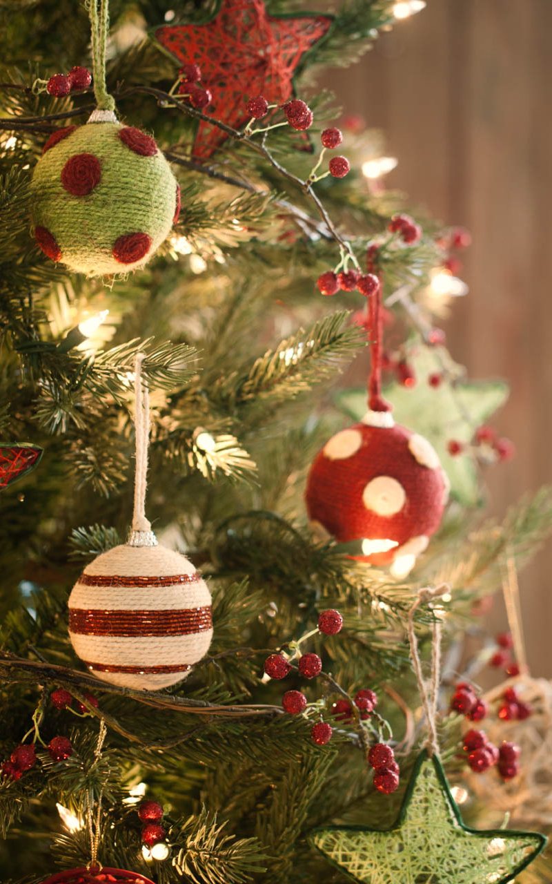 Hanging Lights on a Christmas Tree